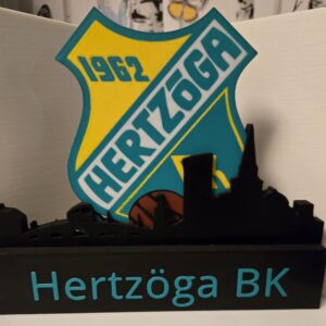 Klubblogga med skyline (3D-printad)