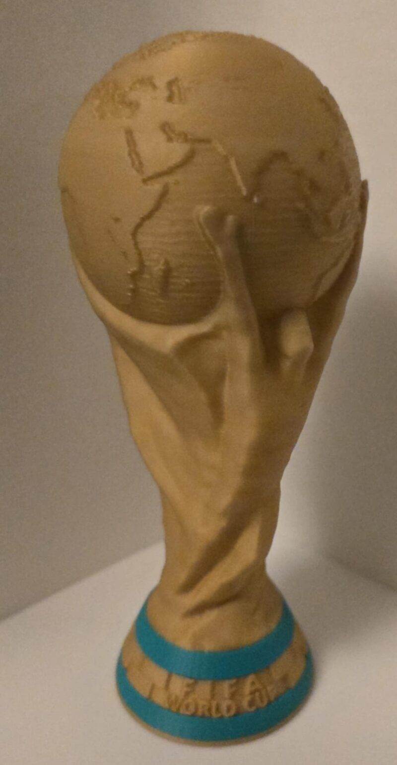 Liten World Cup-pokal (3D-printad)